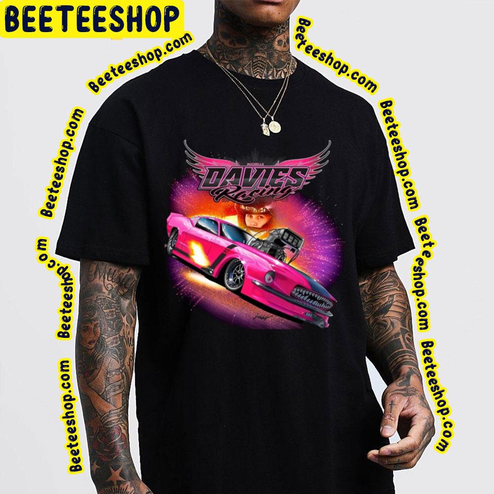 Davies Cool Pink Racing Car Vintage Retro Art Trending Unisex Sweatshirt Davies Cool Pink Racing Car Vintage Retro Art Trending Unisex Sweatshirt