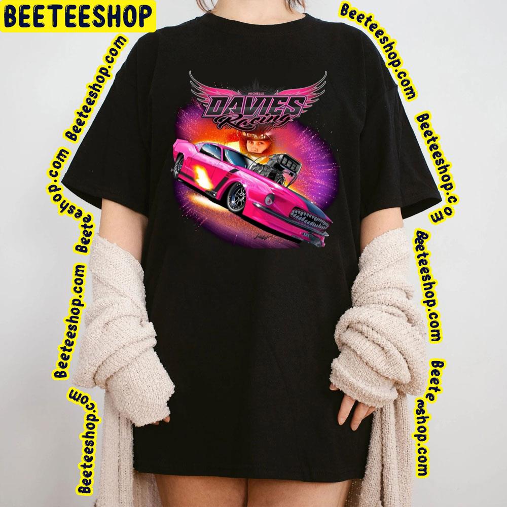 Davies Cool Pink Racing Car Vintage Retro Art Trending Unisex Sweatshirt Davies Cool Pink Racing Car Vintage Retro Art Trending Unisex Sweatshirt