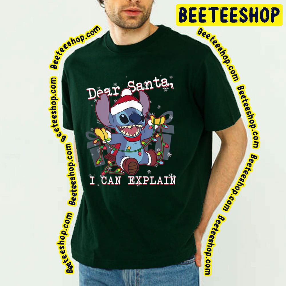 Dear Santa I Can Explain Stitch Christmas Trending Unisex T-Shirt Dear Santa I Can Explain Stitch Christmas Trending Unisex T-Shirt