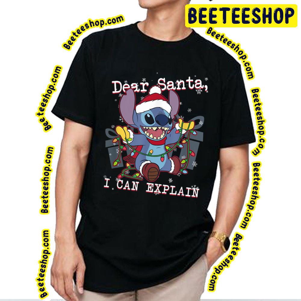 Dear Santa I Can Explain Stitch Christmas Trending Unisex T-Shirt Dear Santa I Can Explain Stitch Christmas Trending Unisex T-Shirt