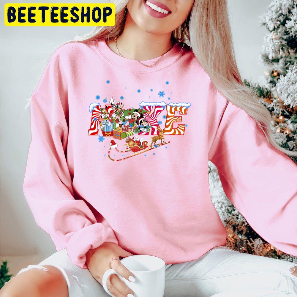 Disney Farm Mickey Minnie Donald Goofy Pluto Nike Logo Christmas Trending Unisex Hoodie Disney Farm Mickey Minnie Donald Goofy Pluto Nike Logo Christmas Trending Unisex Hoodie