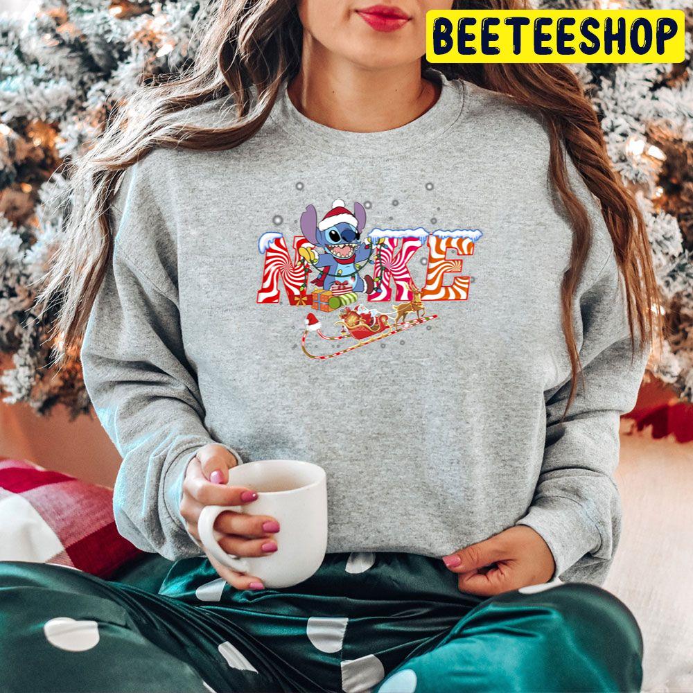 Disney Stitch Ohana Means Family Nike Logo Christmas Trending Unisex Hoodie Disney Stitch Ohana Means Family Nike Logo Christmas Trending Unisex Hoodie