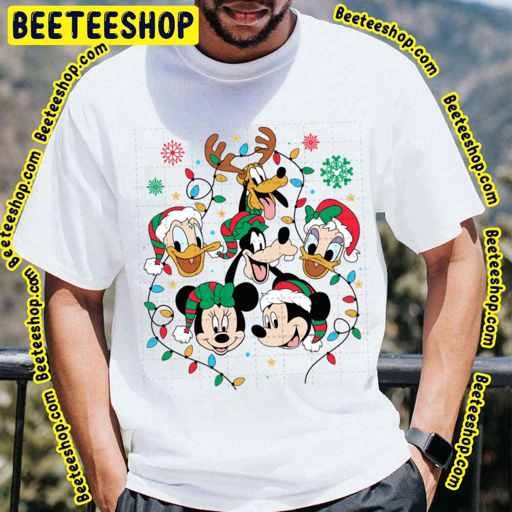 Disneyworld Chrismas Mickey Minnie Mickey Goofy Daisy Donald Pluto Trending Unisex T-Shirt Disneyworld Chrismas Mickey Minnie Mickey Goofy Daisy Donald Pluto Trending Unisex T-Shirt
