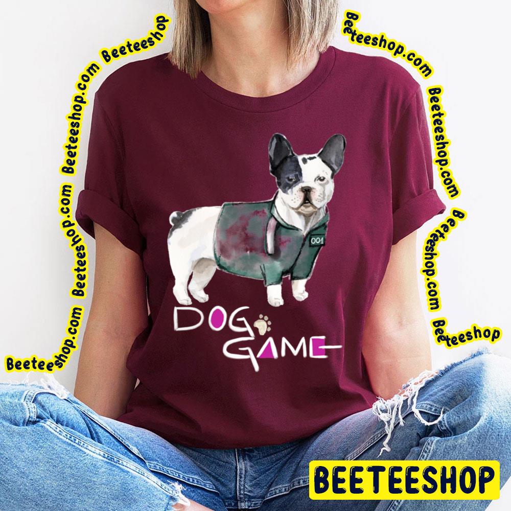 Dog Game Bull Dog Water Color Art Funny Squid Game Trending Unisex T-Shirt Dog Game Bull Dog Water Color Art Funny Squid Game Trending Unisex T-Shirt