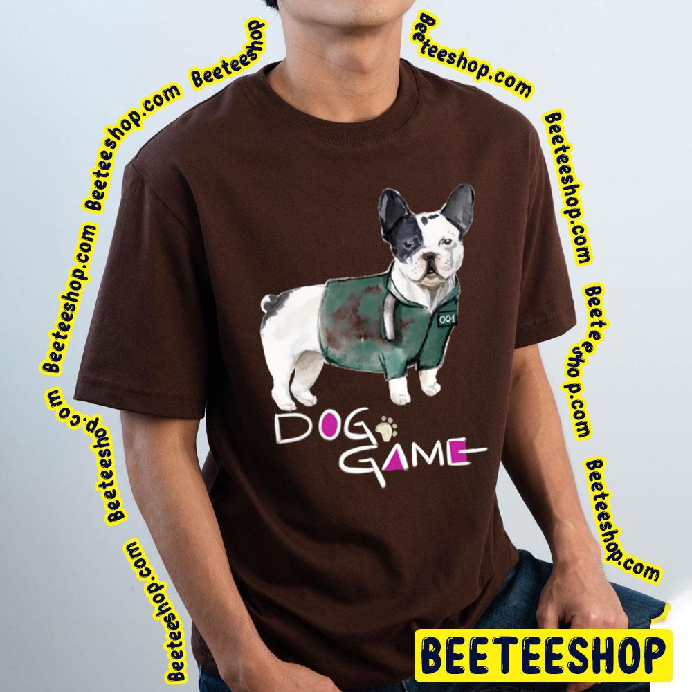 Dog Game Bull Dog Water Color Art Funny Squid Game Trending Unisex T-Shirt Dog Game Bull Dog Water Color Art Funny Squid Game Trending Unisex T-Shirt