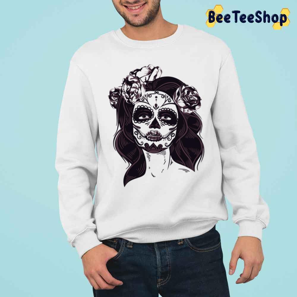 Donna Sugar Skull Art Trending Unisex Sweatshirt Donna Sugar Skull Art Trending Unisex Sweatshirt