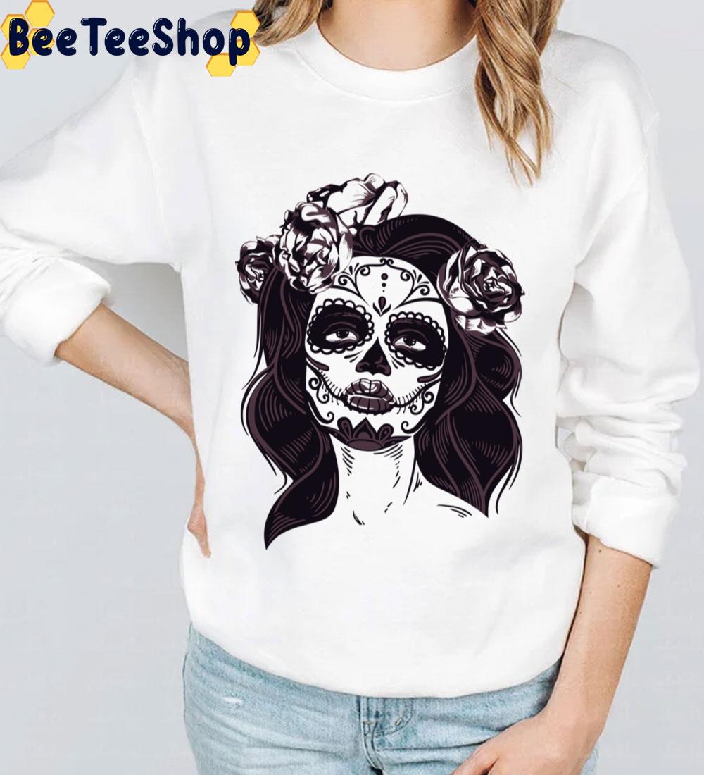 Donna Sugar Skull Art Trending Unisex Sweatshirt Donna Sugar Skull Art Trending Unisex Sweatshirt