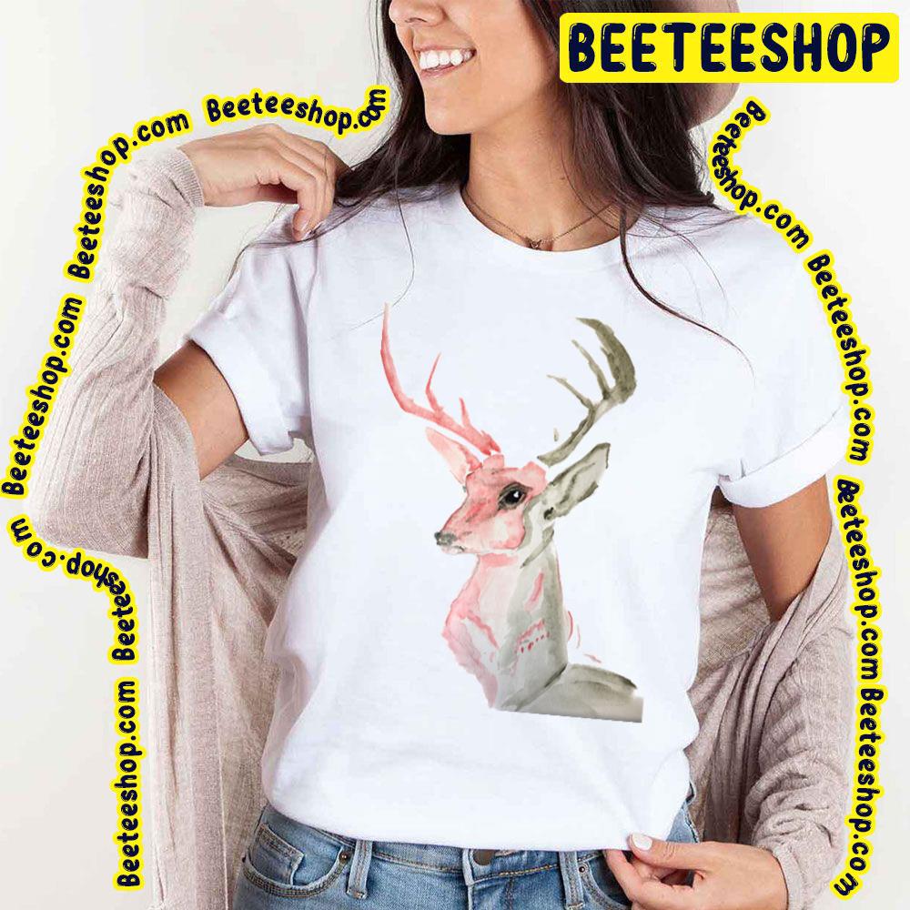 Dream Stag The Pink Deer King Vintage Retro Art Trending Unisex T-Shirt Dream Stag The Pink Deer King Vintage Retro Art Trending Unisex T-Shirt