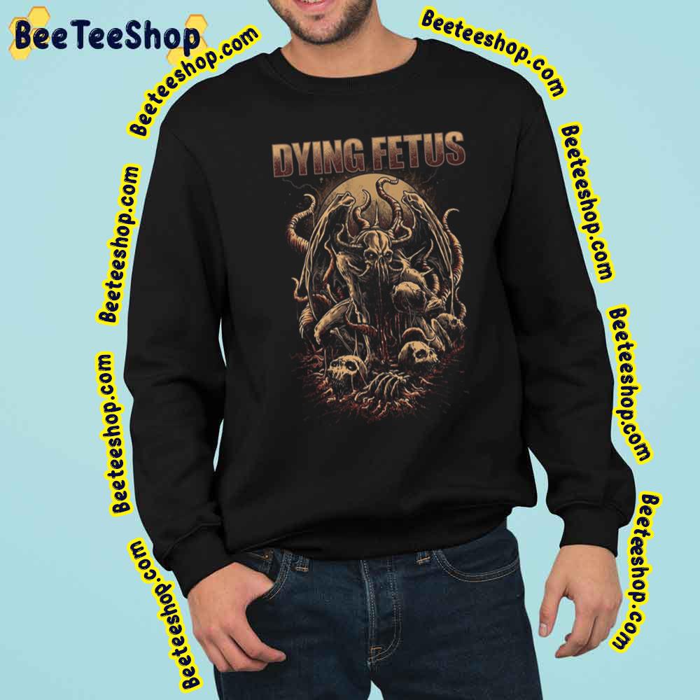 Dying Fetus Horror Skull Art Trending Unisex Sweatshirt Dying Fetus Horror Skull Art Trending Unisex Sweatshirt