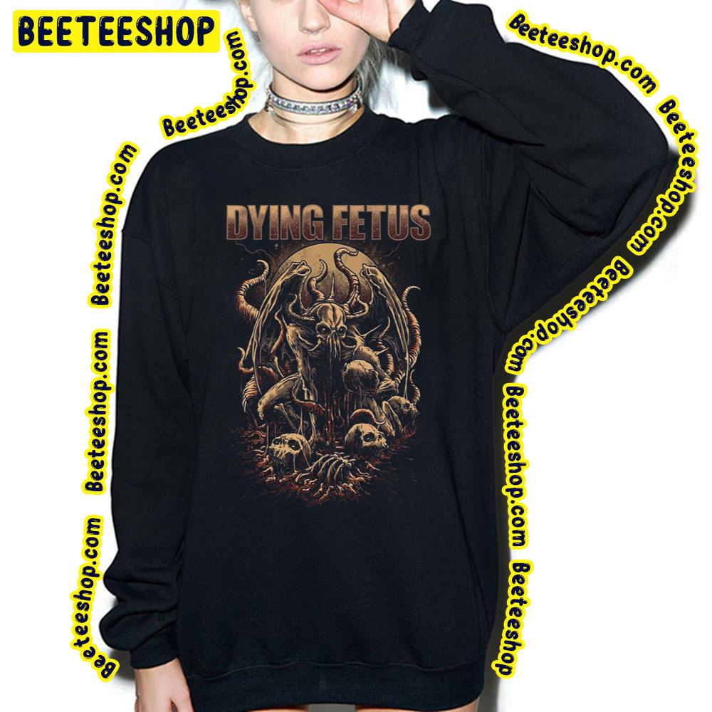 Dying Fetus Horror Skull Art Trending Unisex Sweatshirt Dying Fetus Horror Skull Art Trending Unisex Sweatshirt