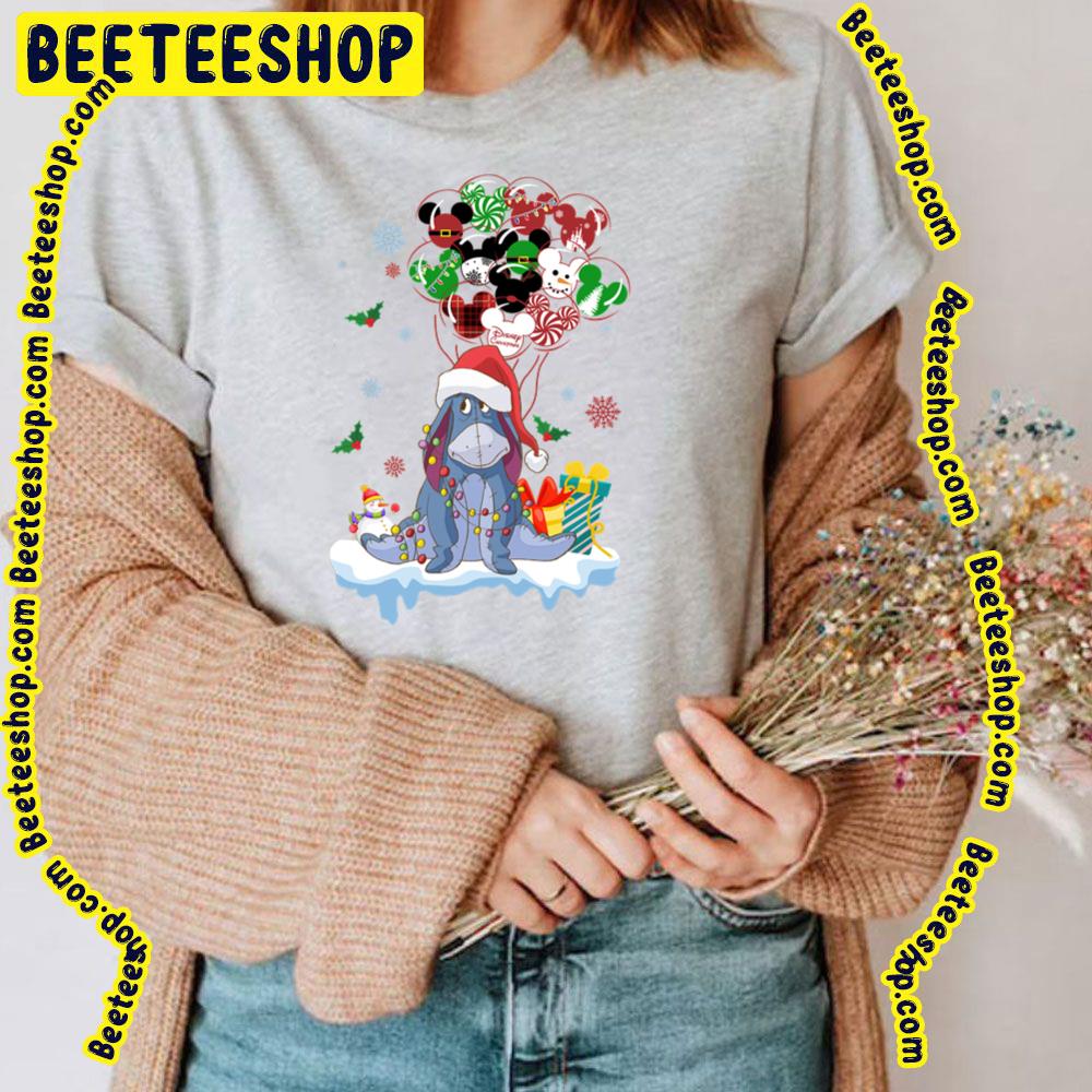 Eeyore Santa Hat Merry Christmas Trending Unisex T-Shirt Eeyore Santa Hat Merry Christmas Trending Unisex T-Shirt