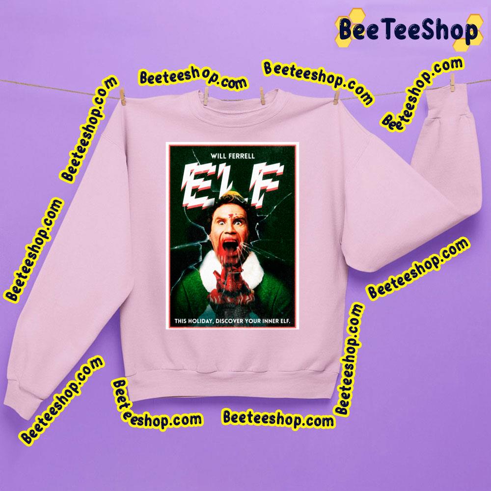Elf Retro Horror Poster Discover Your Inner Trending Unisex Sweatshirt Elf Retro Horror Poster Discover Your Inner Trending Unisex Sweatshirt