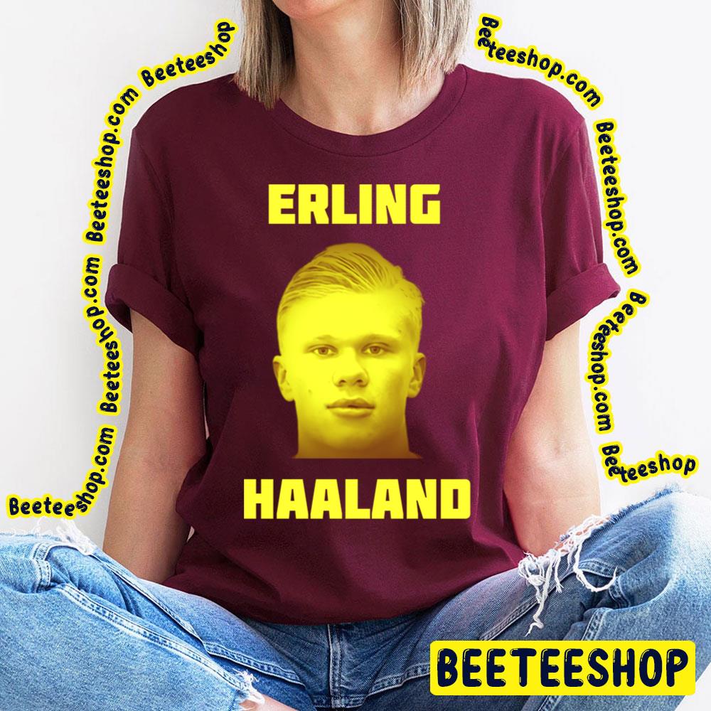 Erling Haaland Amazing Footballer Yellow Artwork Trending Unisex T-Shirt Erling Haaland Amazing Footballer Yellow Artwork Trending Unisex T-Shirt
