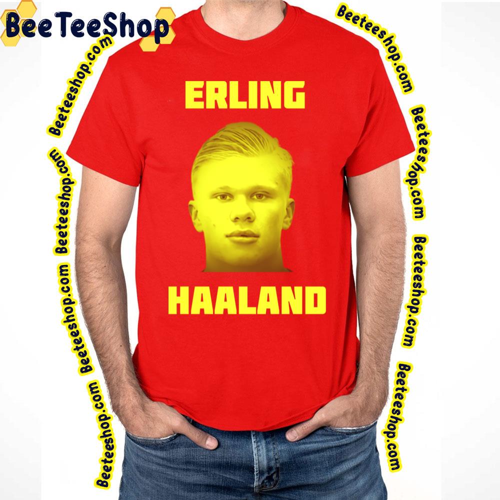 Erling Haaland Amazing Footballer Yellow Artwork Trending Unisex T-Shirt Erling Haaland Amazing Footballer Yellow Artwork Trending Unisex T-Shirt