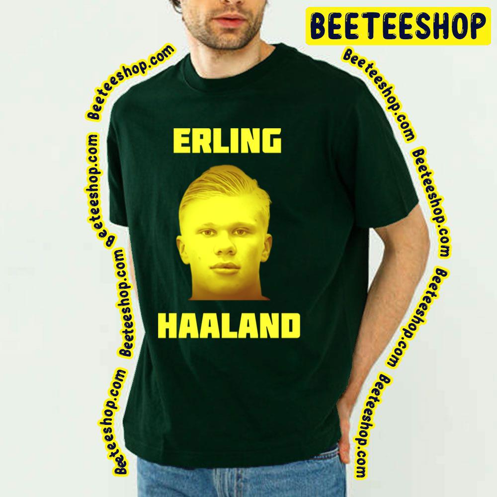 Erling Haaland Amazing Footballer Yellow Artwork Trending Unisex T-Shirt Erling Haaland Amazing Footballer Yellow Artwork Trending Unisex T-Shirt
