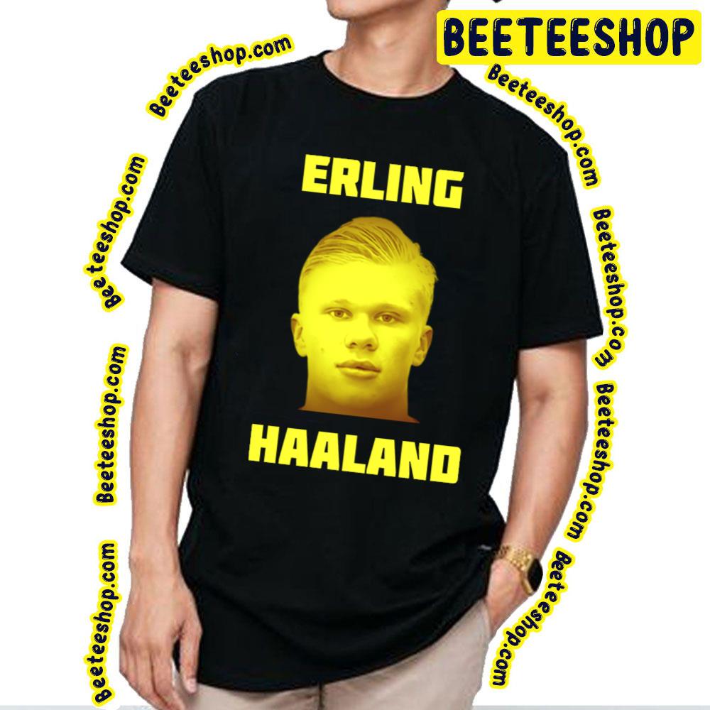 Erling Haaland Amazing Footballer Yellow Artwork Trending Unisex T-Shirt Erling Haaland Amazing Footballer Yellow Artwork Trending Unisex T-Shirt