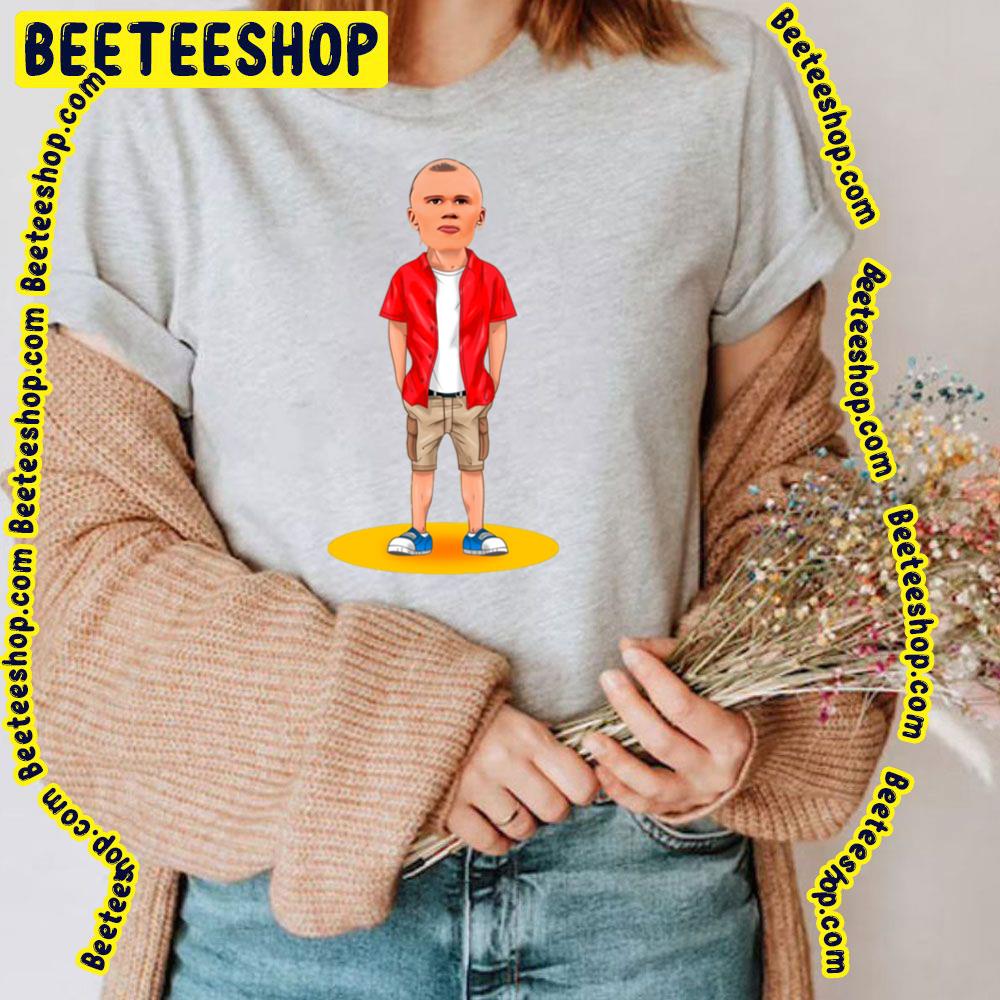 Erling Haaland Manchester City Chibi Art Trending Unisex T-Shirt Erling Haaland Manchester City Chibi Art Trending Unisex T-Shirt