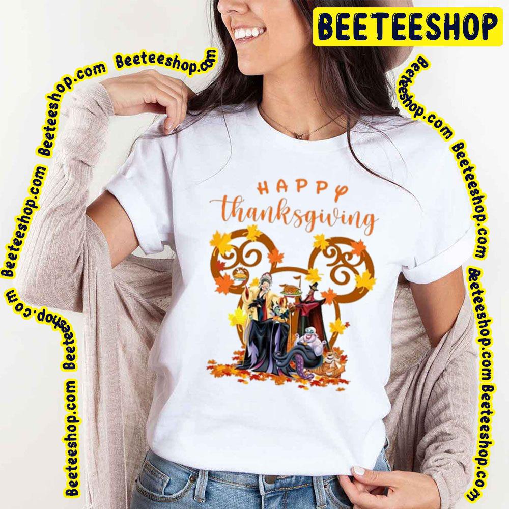 Evil Witch Disney Happy Thanksgiving Trending Unisex T-Shirt Evil Witch Disney Happy Thanksgiving Trending Unisex T-Shirt