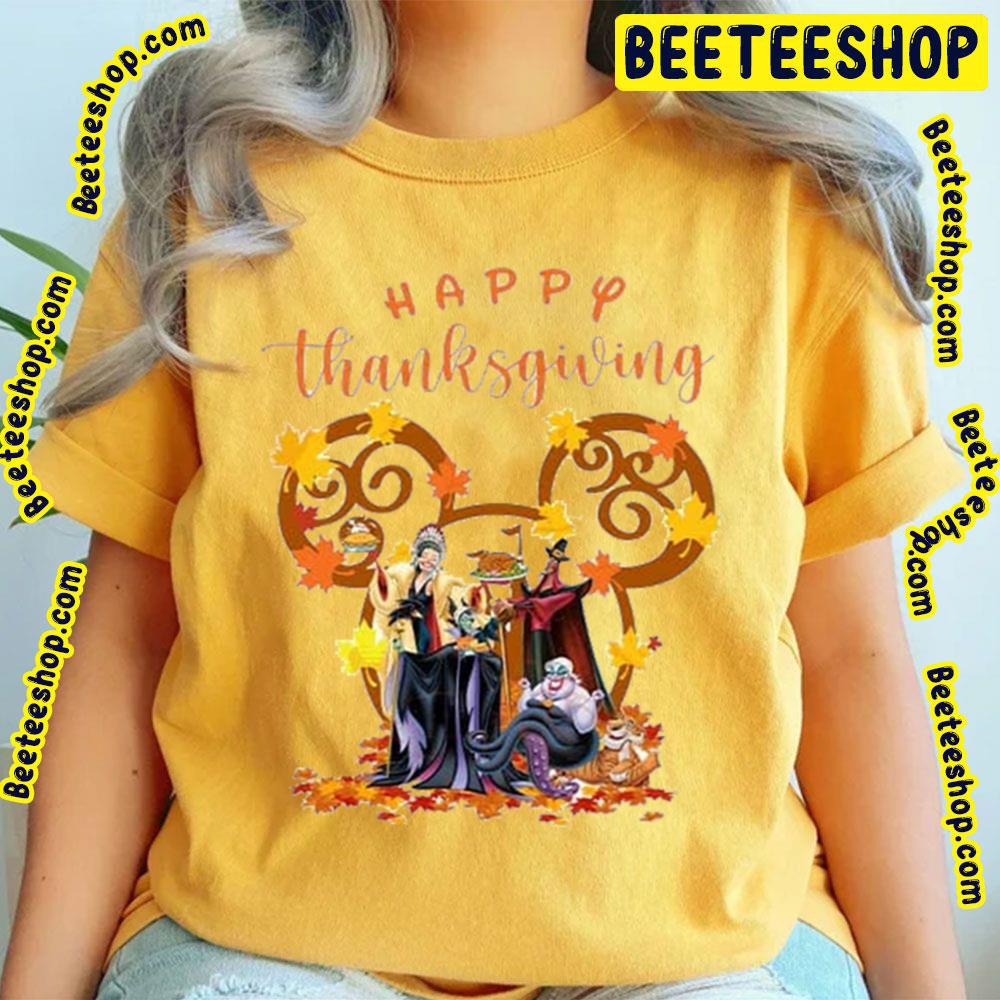 Evil Witch Disney Happy Thanksgiving Trending Unisex T-Shirt Evil Witch Disney Happy Thanksgiving Trending Unisex T-Shirt