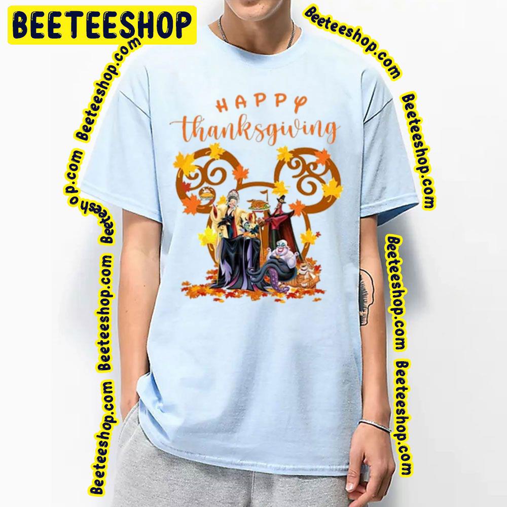 Evil Witch Disney Happy Thanksgiving Trending Unisex T-Shirt Evil Witch Disney Happy Thanksgiving Trending Unisex T-Shirt