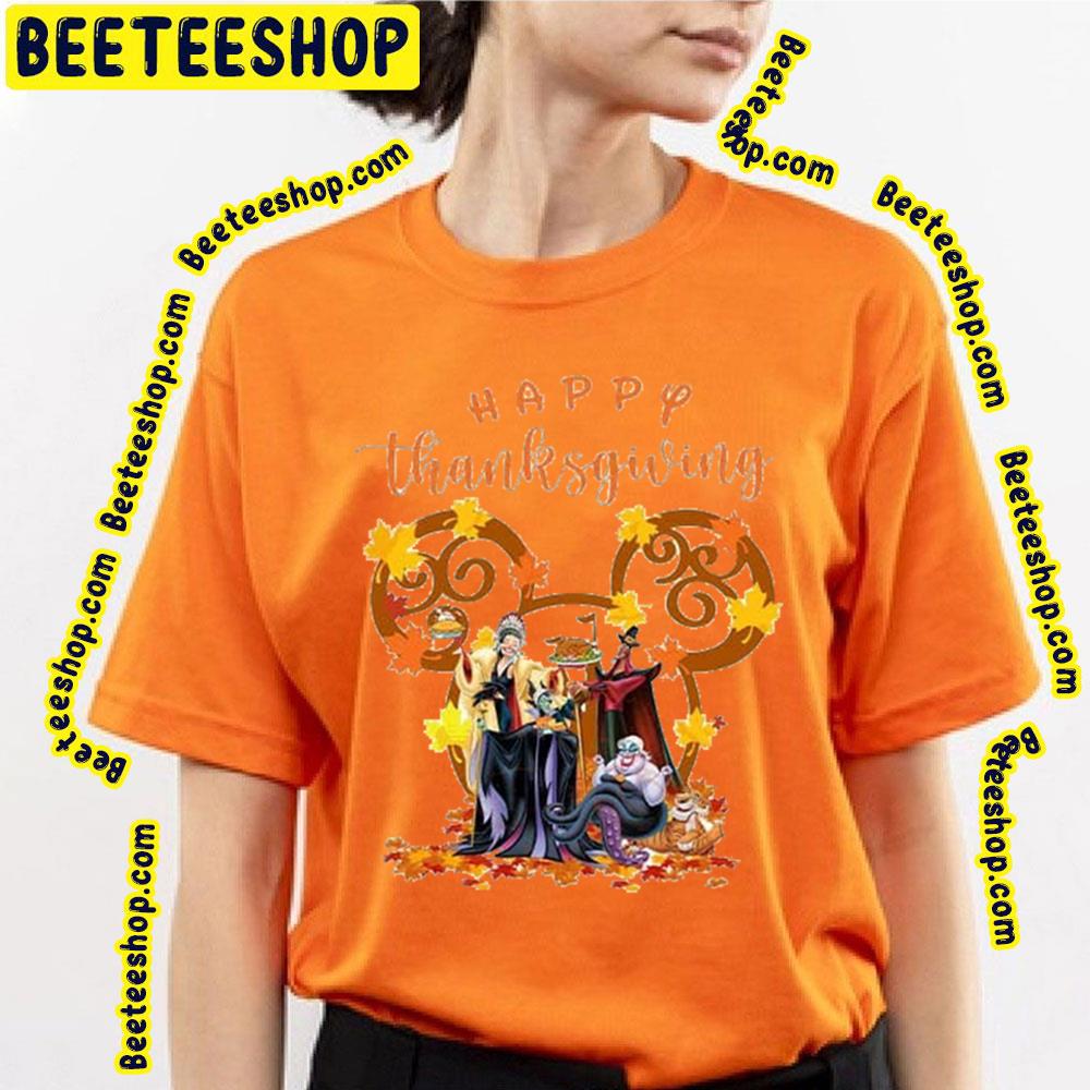 Evil Witch Disney Happy Thanksgiving Trending Unisex T-Shirt Evil Witch Disney Happy Thanksgiving Trending Unisex T-Shirt