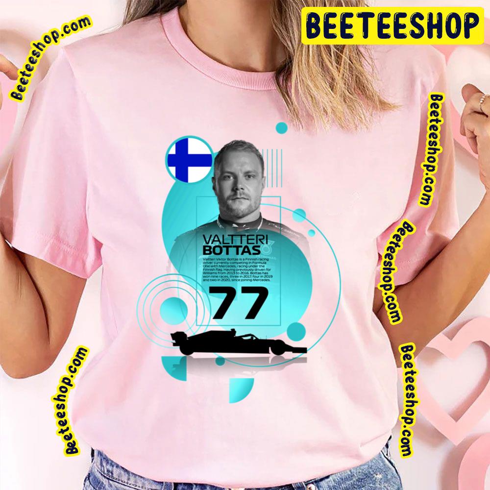 F1 Valtteri Bottas Racing 77 Cool Face Vintage Retro Art Trending Unisex T-Shirt F1 Valtteri Bottas Racing 77 Cool Face Vintage Retro Art Trending Unisex T-Shirt