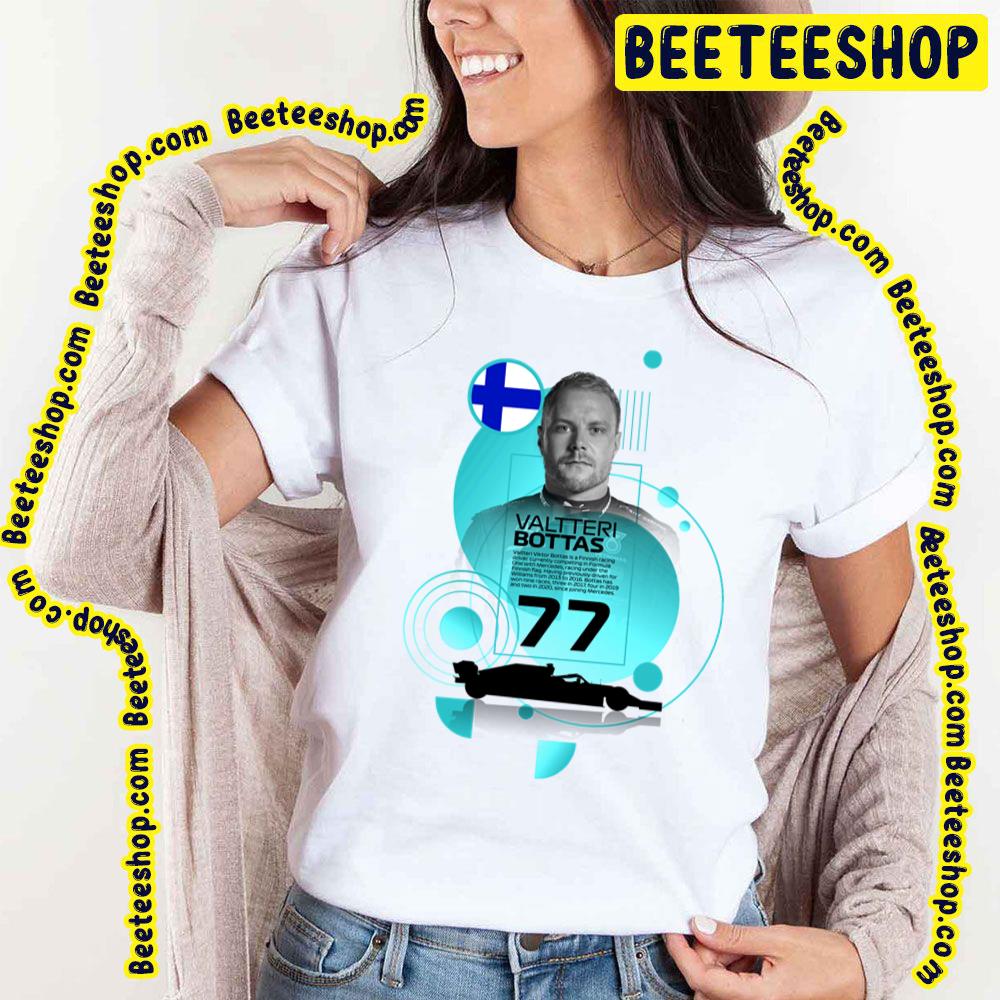 F1 Valtteri Bottas Racing 77 Cool Face Vintage Retro Art Trending Unisex T-Shirt F1 Valtteri Bottas Racing 77 Cool Face Vintage Retro Art Trending Unisex T-Shirt