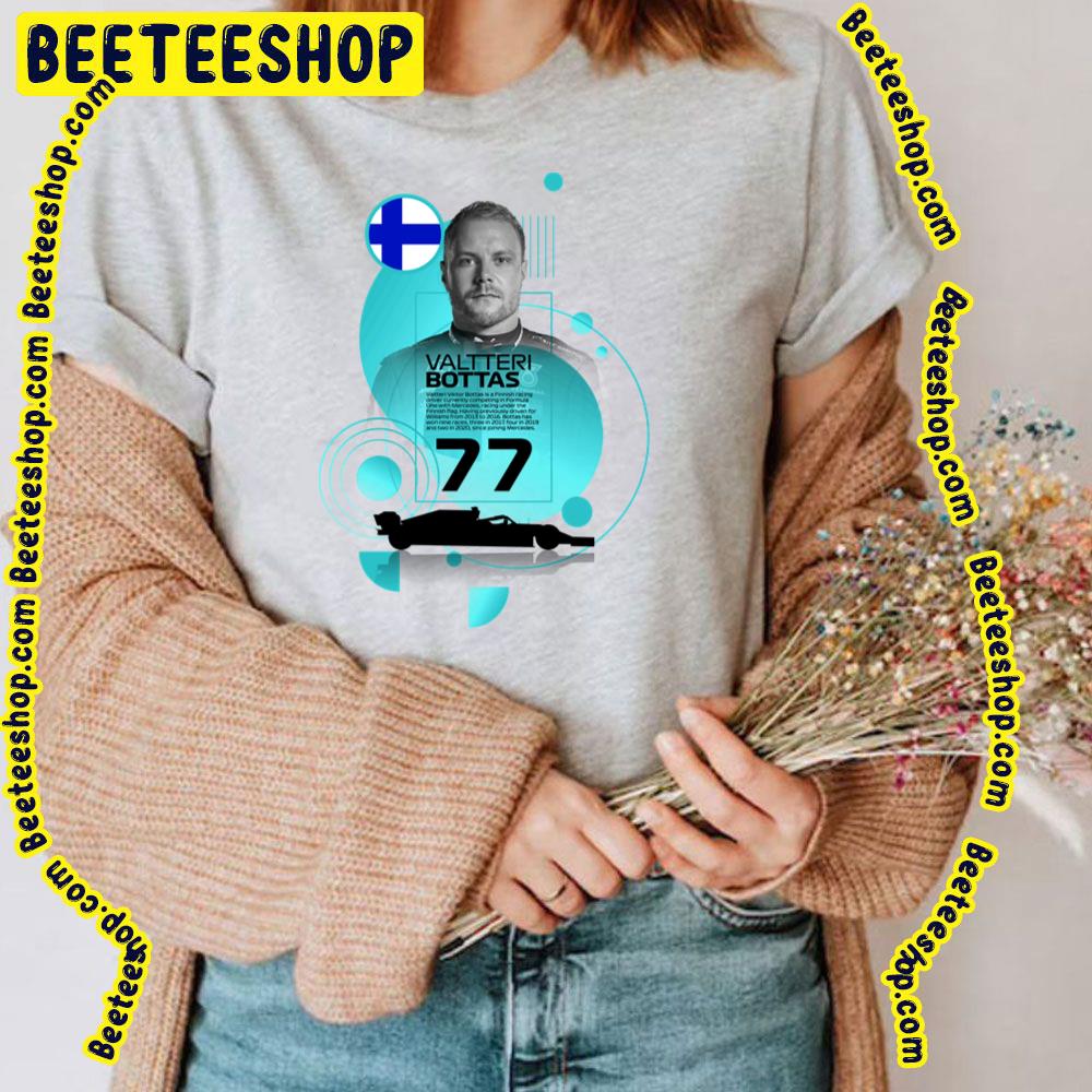 F1 Valtteri Bottas Racing 77 Cool Face Vintage Retro Art Trending Unisex T-Shirt F1 Valtteri Bottas Racing 77 Cool Face Vintage Retro Art Trending Unisex T-Shirt