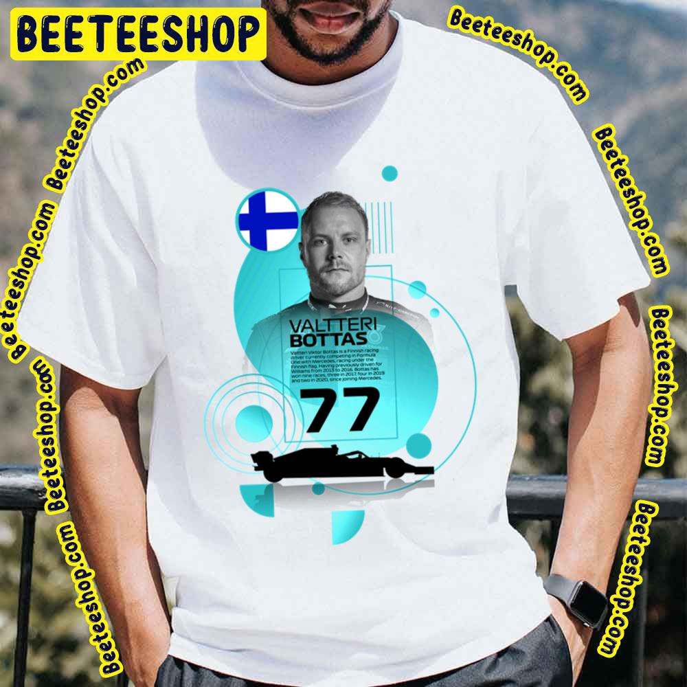 F1 Valtteri Bottas Racing 77 Cool Face Vintage Retro Art Trending Unisex T-Shirt F1 Valtteri Bottas Racing 77 Cool Face Vintage Retro Art Trending Unisex T-Shirt