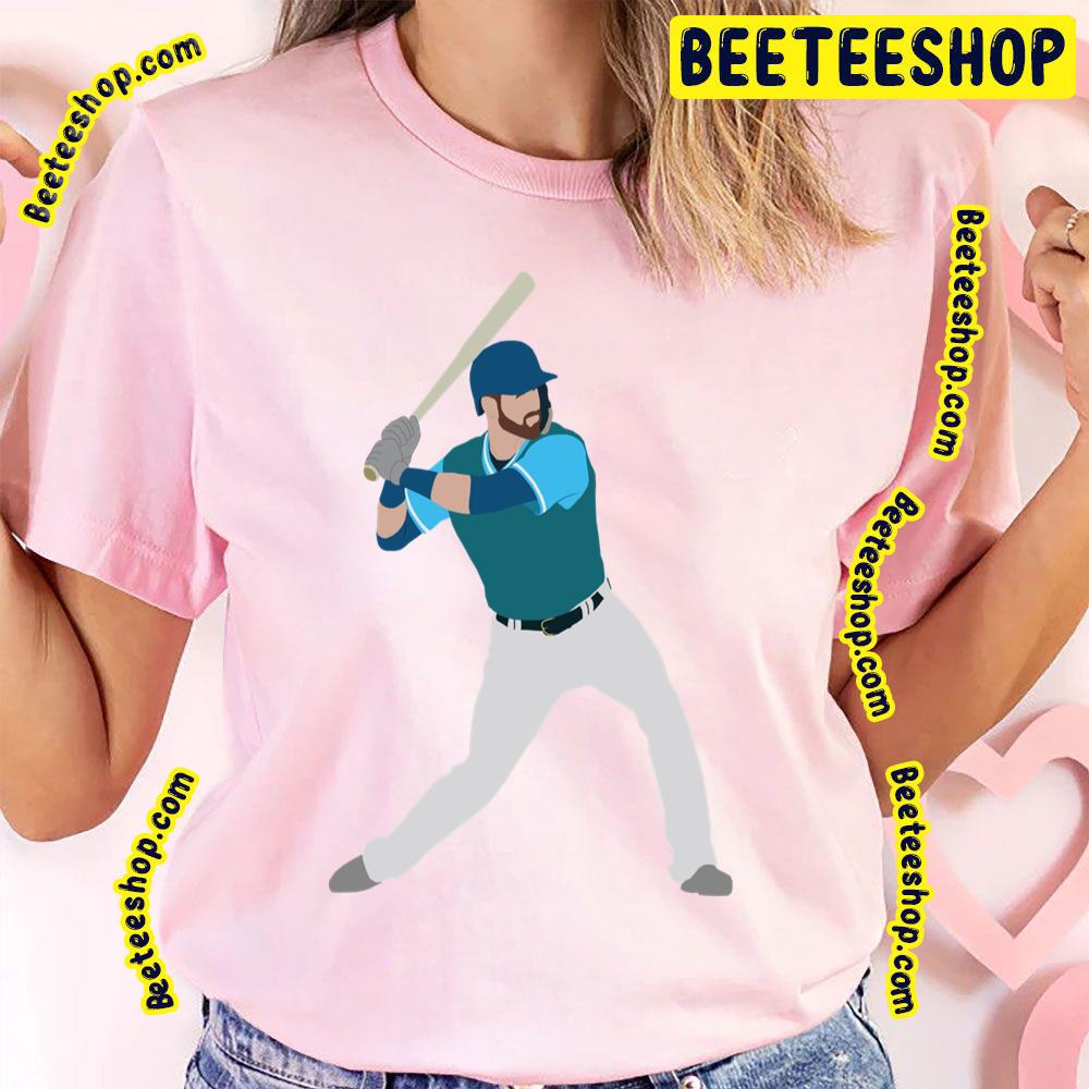 Fanart Mitch Haniger Colorful Vintage Retro Baseball Trending Unisex T-Shirt