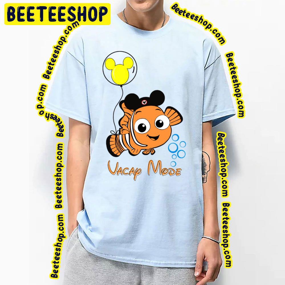 Finding Nemo Cartoon Vacay Mode Cute Chibi Art Trending Unisex T-Shirt Finding Nemo Cartoon Vacay Mode Cute Chibi Art Trending Unisex T-Shirt