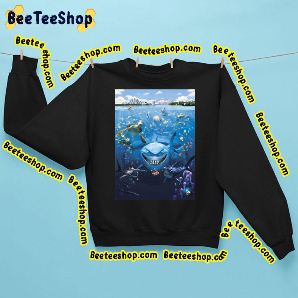 Finding Nemo Scary Shark Funny Movie For Childrens Trending Unisex Sweatshirt Finding Nemo Scary Shark Funny Movie For Childrens Trending Unisex Sweatshirt