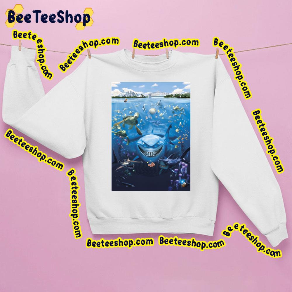 Finding Nemo Scary Shark Funny Movie For Childrens Trending Unisex Sweatshirt Finding Nemo Scary Shark Funny Movie For Childrens Trending Unisex Sweatshirt