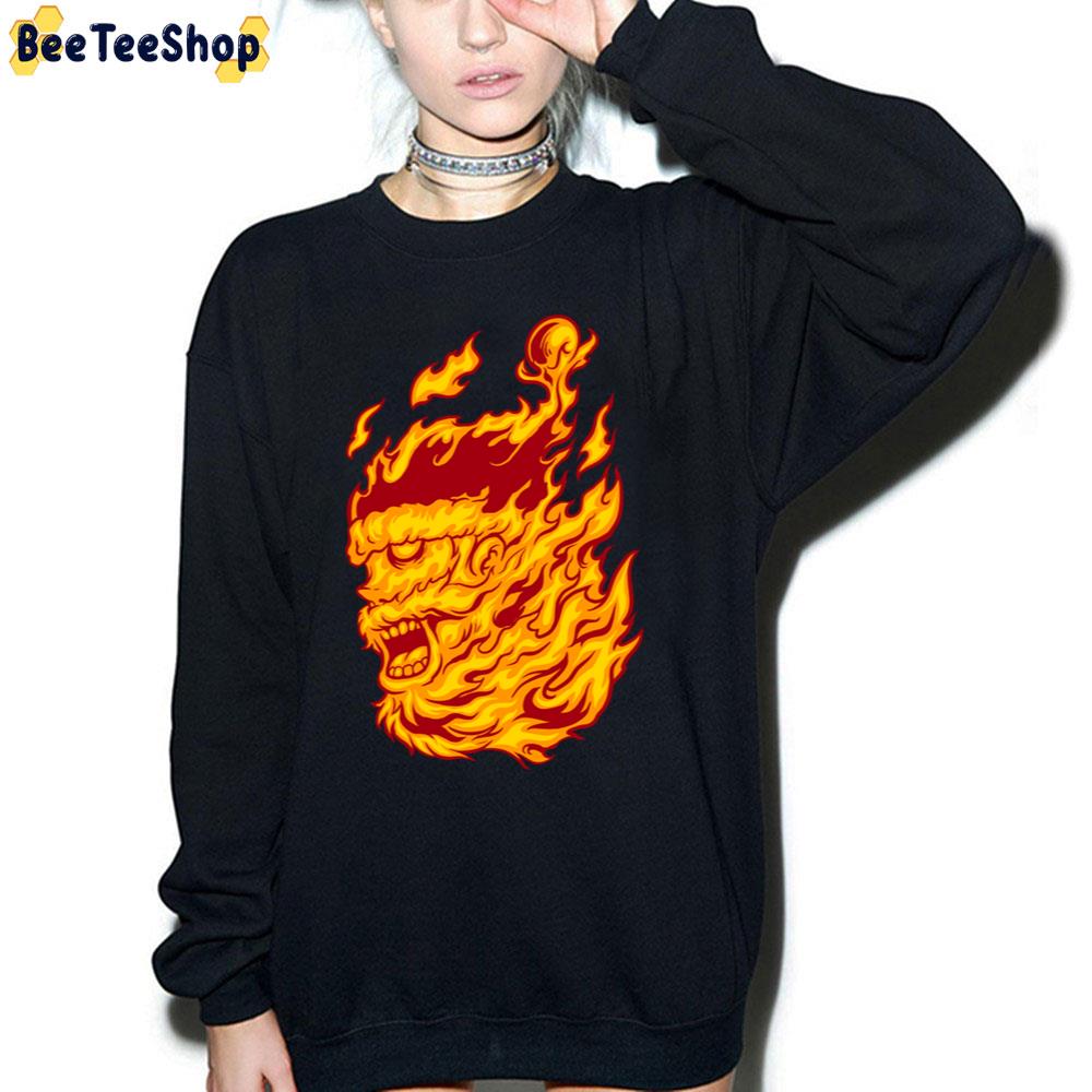 Flame Of Santa Christmas Trending Unisex Sweatshirt Flame Of Santa Christmas Trending Unisex Sweatshirt