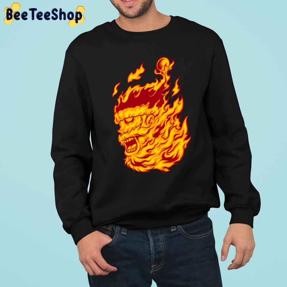 Flame Of Santa Christmas Trending Unisex Sweatshirt Flame Of Santa Christmas Trending Unisex Sweatshirt