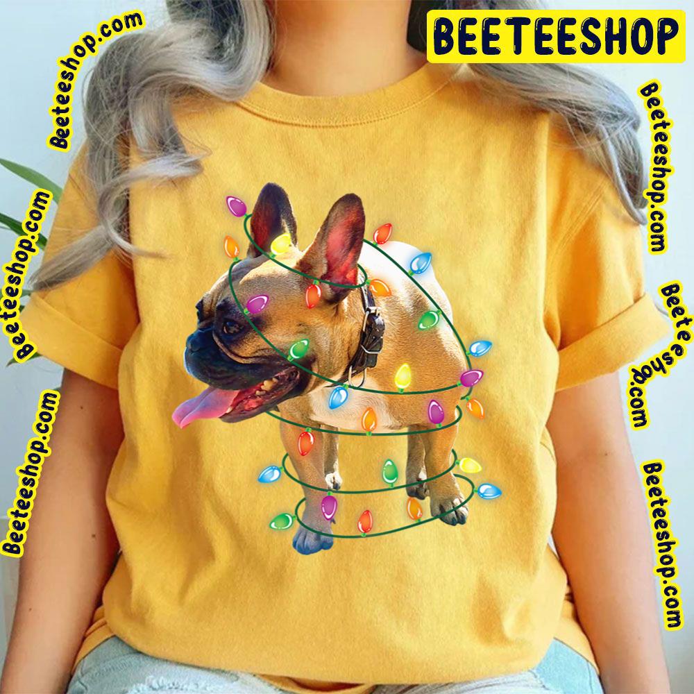 French Bull Dog Light Led Christmas Pajama Trending Unisex T-Shirt French Bull Dog Light Led Christmas Pajama Trending Unisex T-Shirt