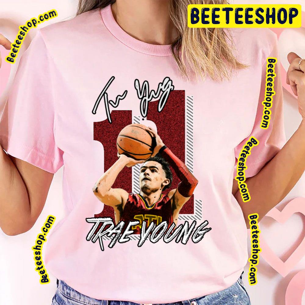 Funny Art Of Trae Young Vintage Retro Basketball Trending Unisex T-Shirt Funny Art Of Trae Young Vintage Retro Basketball Trending Unisex T-Shirt