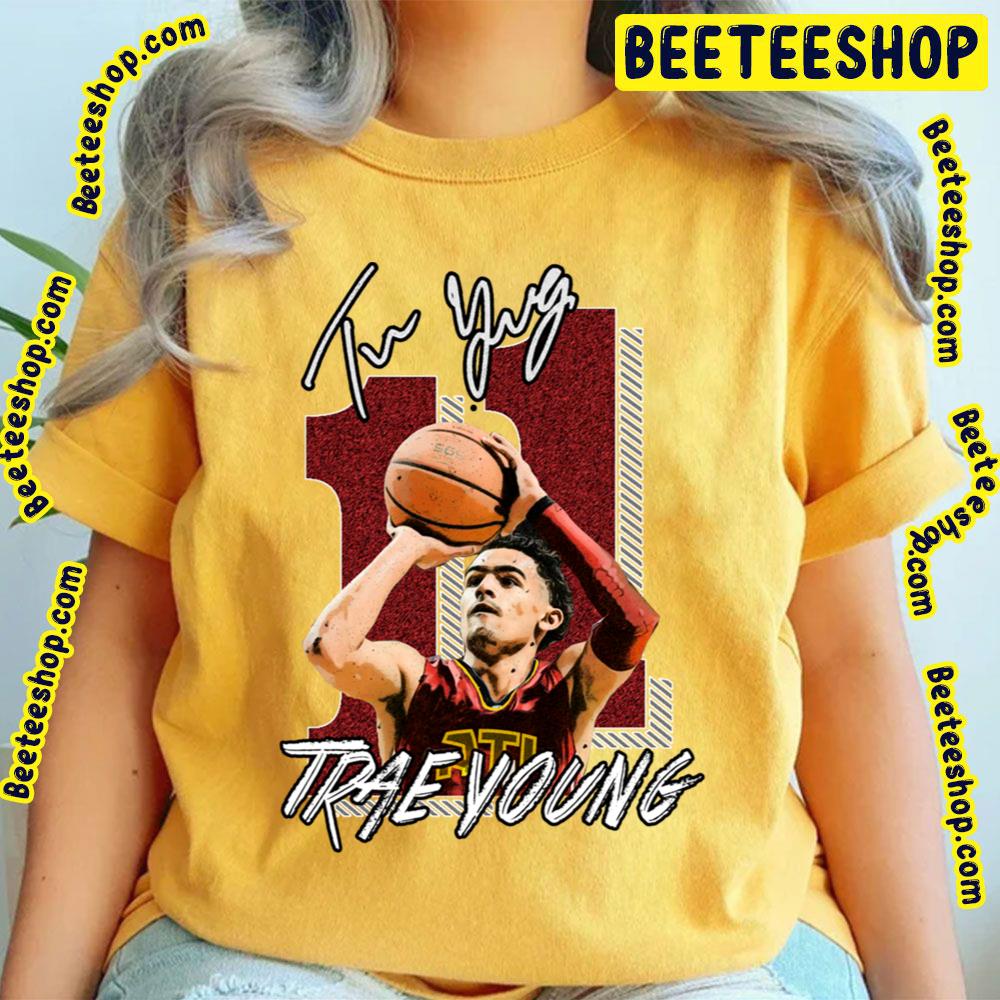 Funny Art Of Trae Young Vintage Retro Basketball Trending Unisex T-Shirt Funny Art Of Trae Young Vintage Retro Basketball Trending Unisex T-Shirt