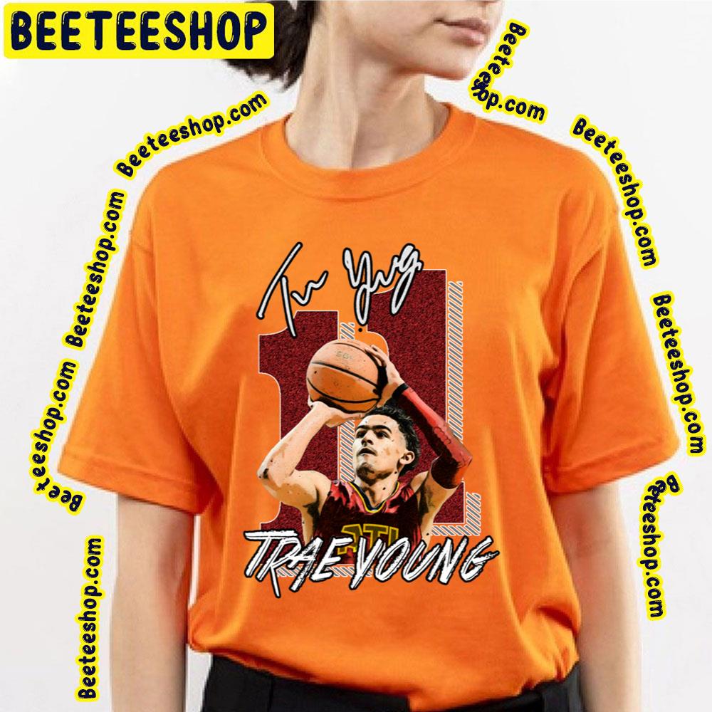 Funny Art Of Trae Young Vintage Retro Basketball Trending Unisex T-Shirt Funny Art Of Trae Young Vintage Retro Basketball Trending Unisex T-Shirt