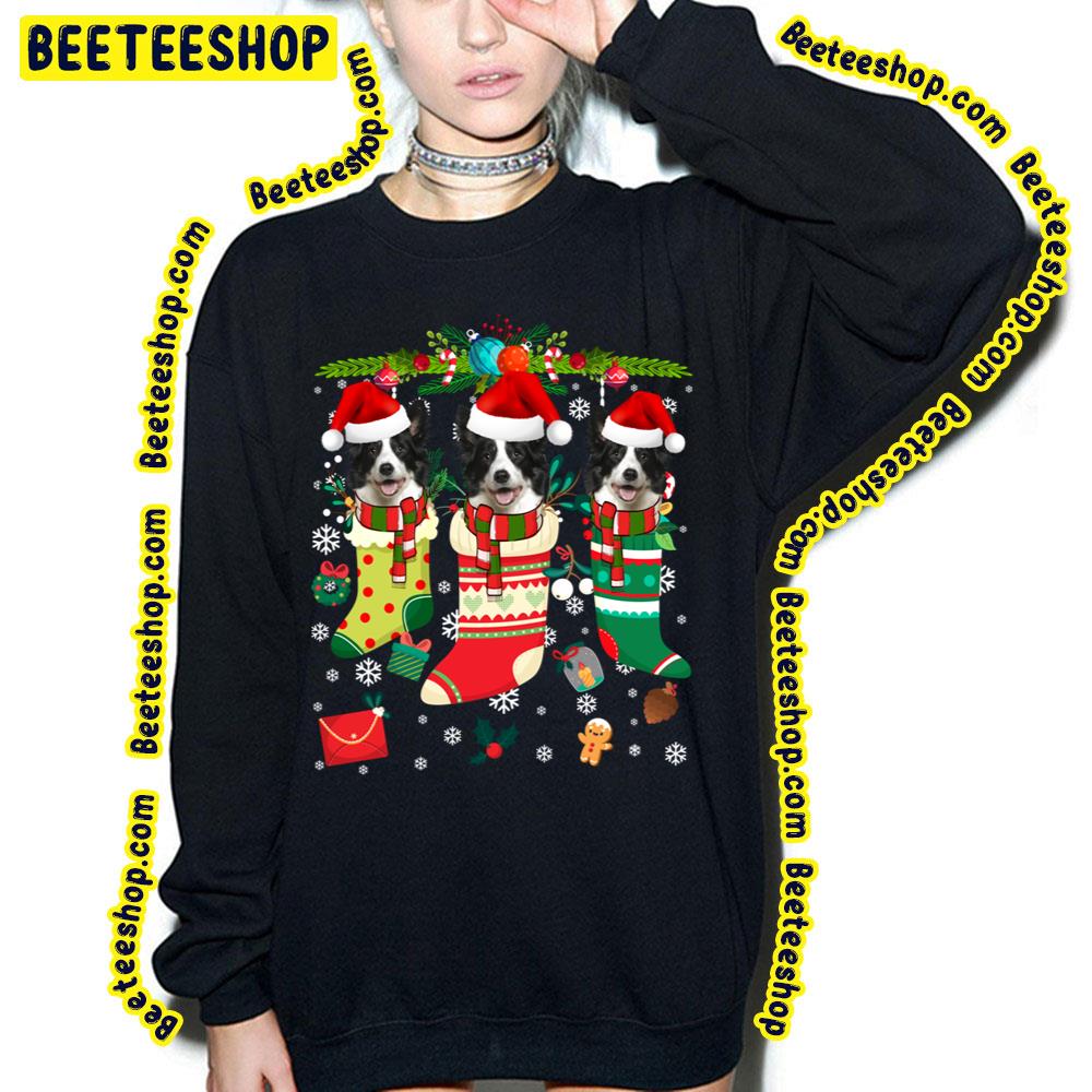 Funny Christmas Border Collie Dogs Trending Unisex Sweatshirt Funny Christmas Border Collie Dogs Trending Unisex Sweatshirt