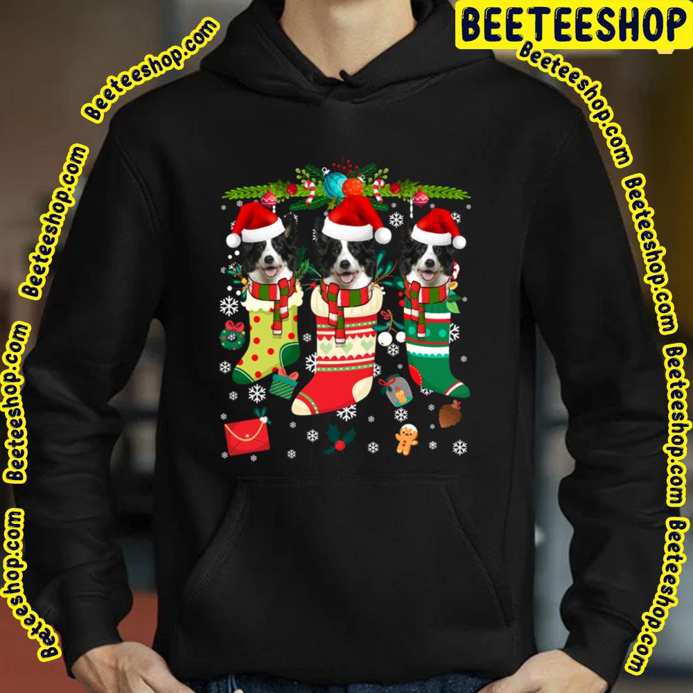 Funny Christmas Border Collie Dogs Trending Unisex Sweatshirt Funny Christmas Border Collie Dogs Trending Unisex Sweatshirt