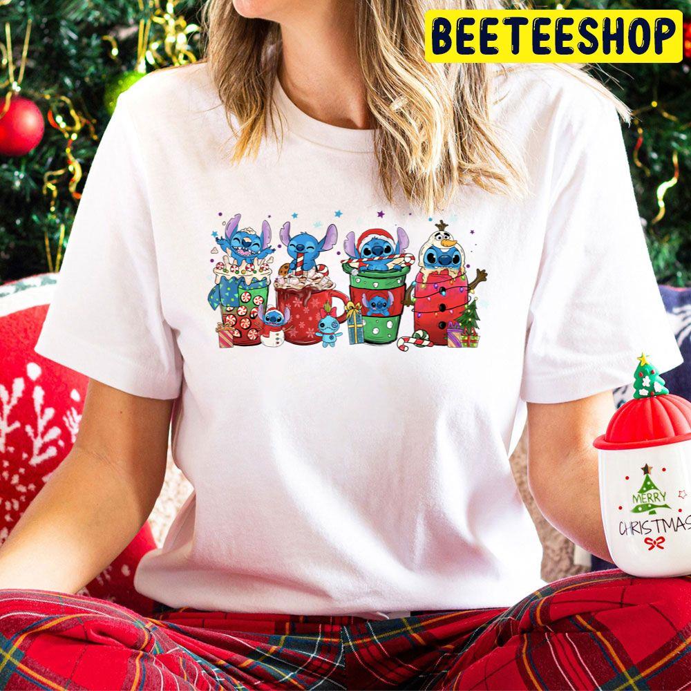 Funny Christmas Stitch Cartoon Trending Unisex Hoodie Funny Christmas Stitch Cartoon Trending Unisex Hoodie