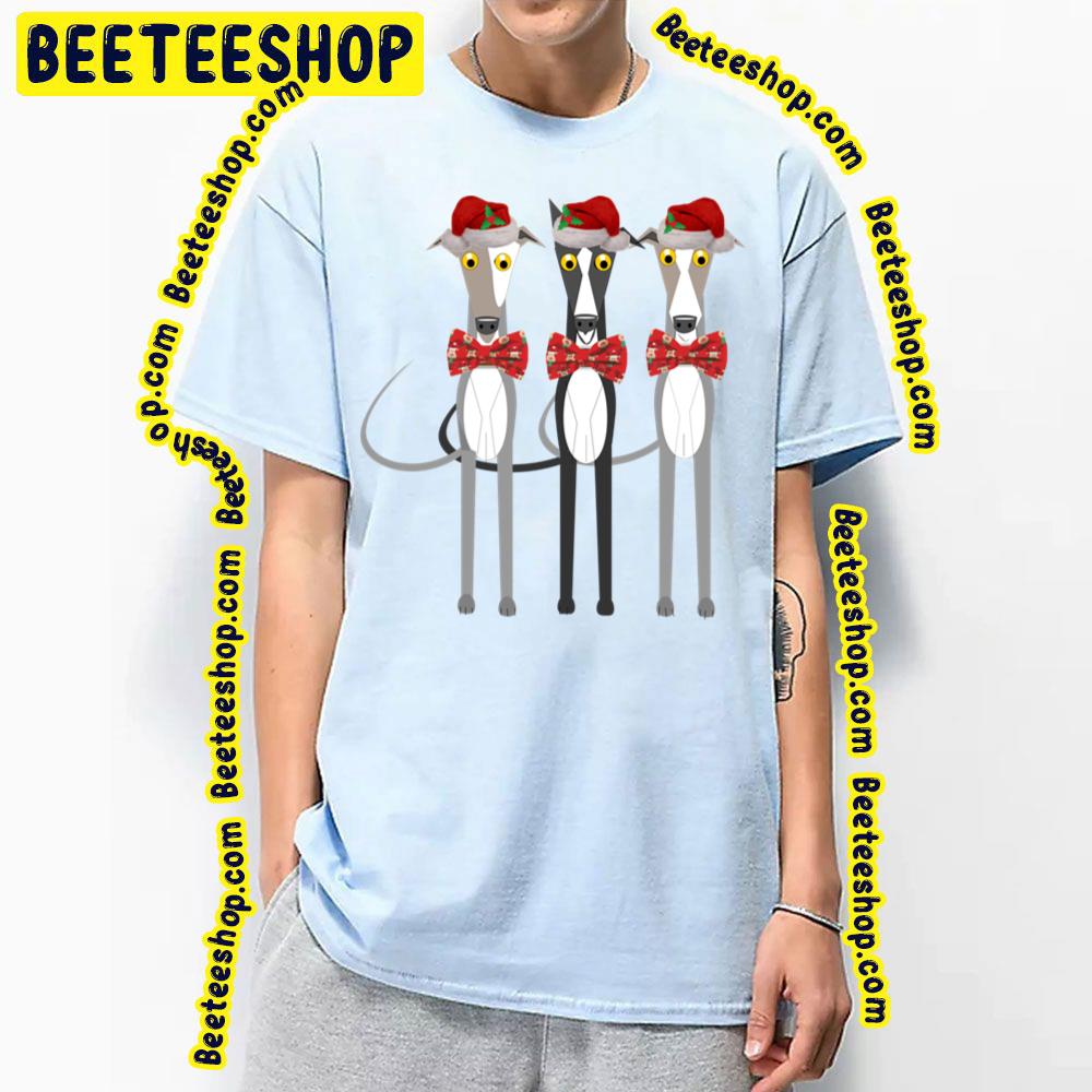Funny Christmas Whippets Cutes Vintage Trending Unisex T-Shirt Funny Christmas Whippets Cutes Vintage Trending Unisex T-Shirt