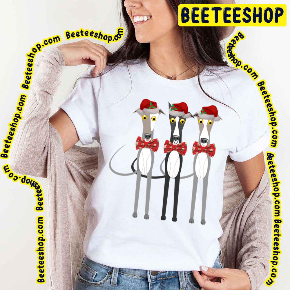 Funny Christmas Whippets Cutes Vintage Trending Unisex T-Shirt Funny Christmas Whippets Cutes Vintage Trending Unisex T-Shirt