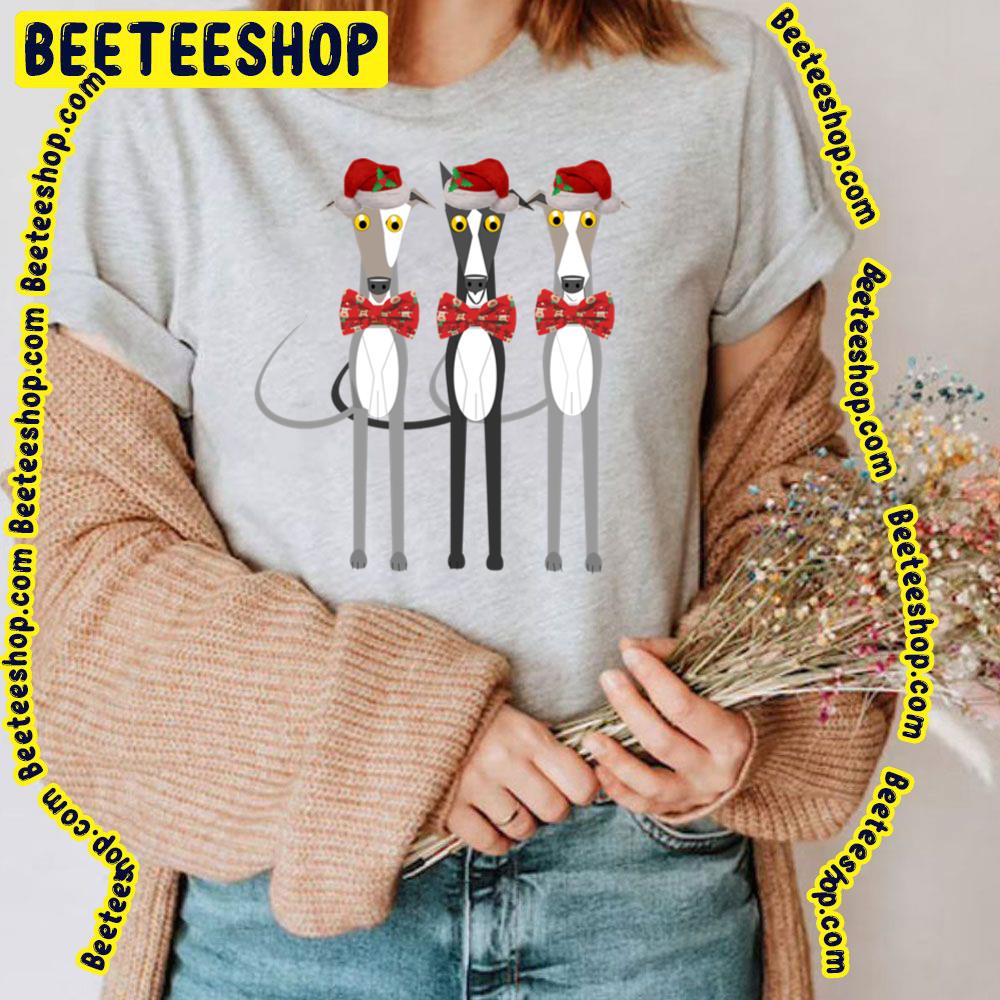 Funny Christmas Whippets Cutes Vintage Trending Unisex T-Shirt Funny Christmas Whippets Cutes Vintage Trending Unisex T-Shirt