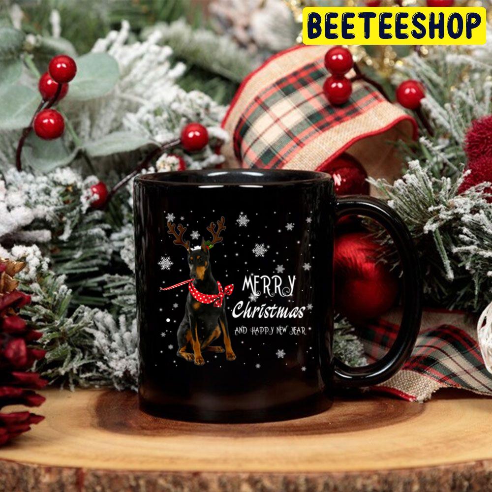 Funny Doberman Christmas Reindeer Christmas Lights Pajama Trending Unisex Hoodie Funny Doberman Christmas Reindeer Christmas Lights Pajama Trending Unisex Hoodie