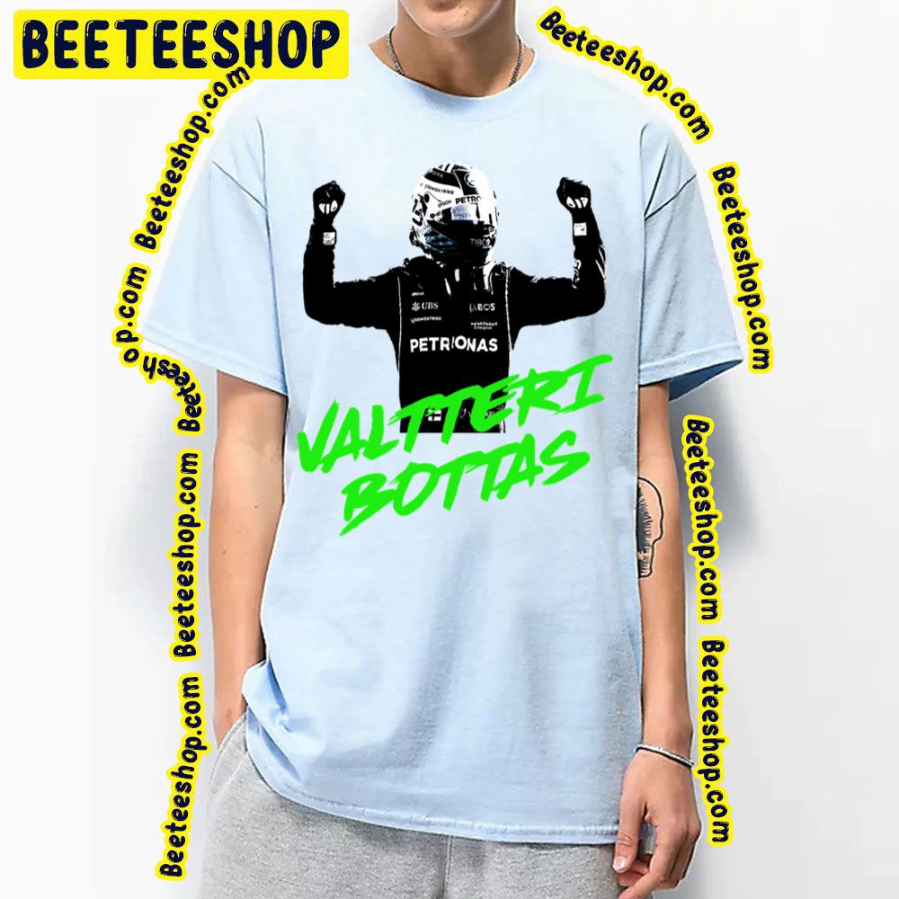 Funny Green Font Color Art Valtteri Bottas Racing Driver Trending Unisex T-Shirt Funny Green Font Color Art Valtteri Bottas Racing Driver Trending Unisex T-Shirt