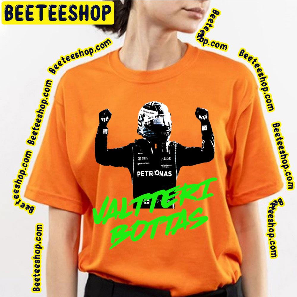 Funny Green Font Color Art Valtteri Bottas Racing Driver Trending Unisex T-Shirt Funny Green Font Color Art Valtteri Bottas Racing Driver Trending Unisex T-Shirt