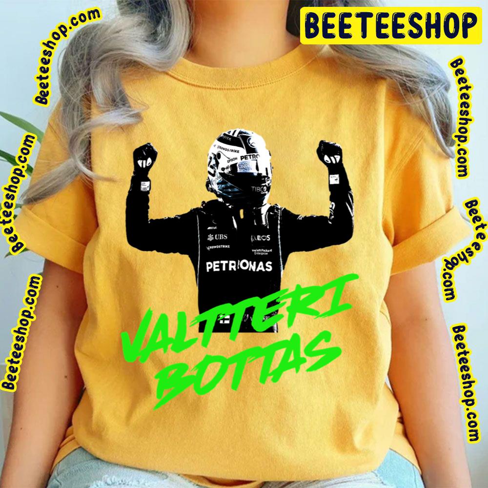 Funny Green Font Color Art Valtteri Bottas Racing Driver Trending Unisex T-Shirt Funny Green Font Color Art Valtteri Bottas Racing Driver Trending Unisex T-Shirt