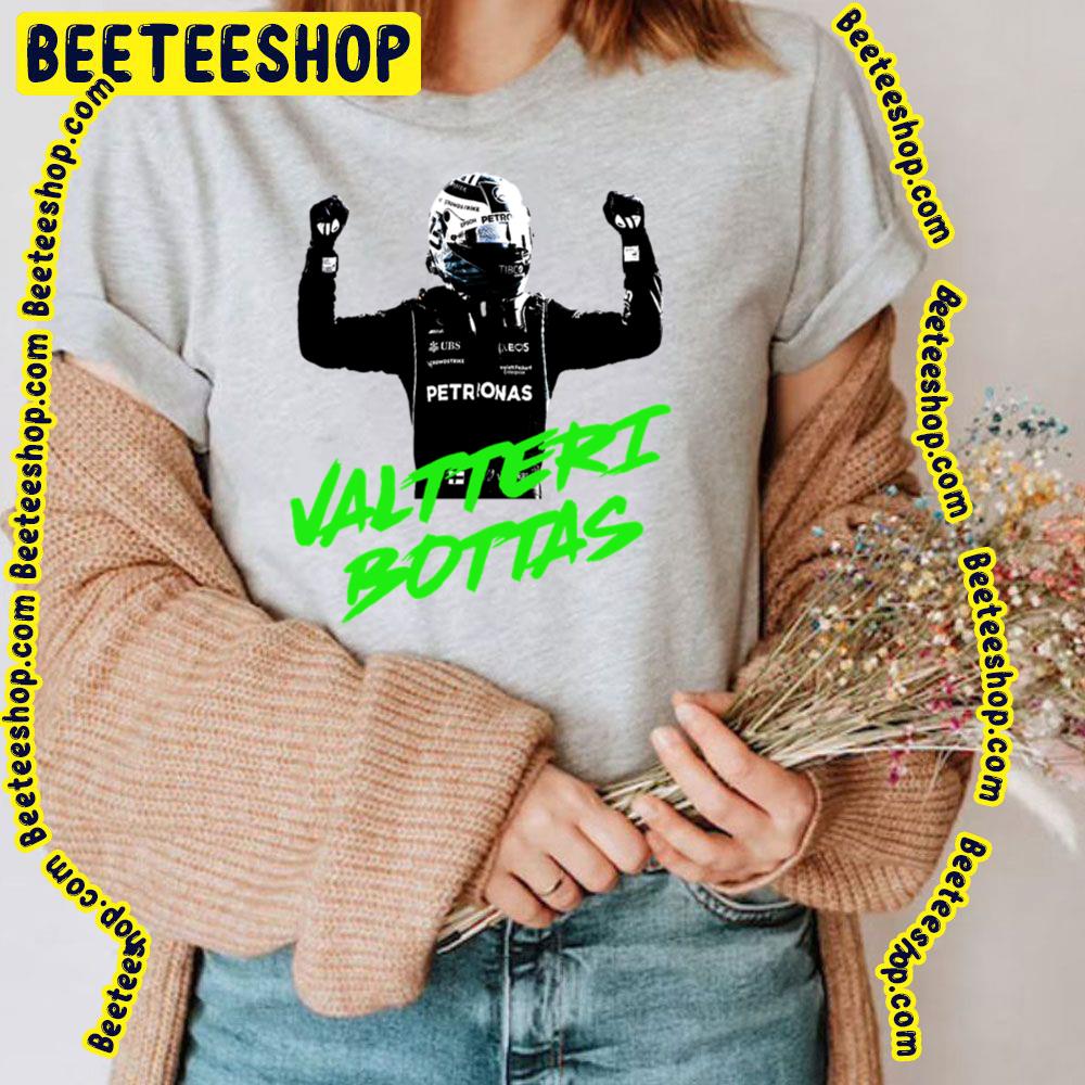 Funny Green Font Color Art Valtteri Bottas Racing Driver Trending Unisex T-Shirt Funny Green Font Color Art Valtteri Bottas Racing Driver Trending Unisex T-Shirt